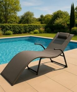 Alternative view of Sun lounger- U shape/770506Model-113×25×67CM-Aluminum