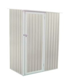 Alternative view of CamelTough Outdoor Metal Storage Shed, 4.7X3 feet, Garden Metal Shed Beige, CT-642