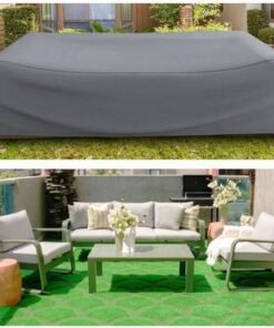 Alternative view of Protection Cover for Olivero 5-Seater Outdoor Sofa - L300 x W180 x H75cm - Grey