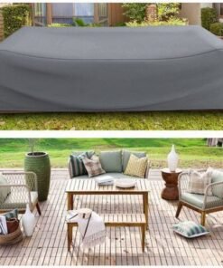 Alternative view of Protection Cover for Luna 5-Seater Wooden Sofa - L300 x W200 x H75cm - Grey