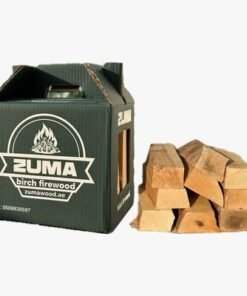 Alternative view of Zuma Woods Kiln-Dried Birch Firewood – 9kg Eco Box
