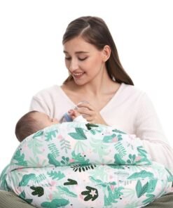 Momcozy Nursing Pillows For Breastfeeding, Plus Size Portable Breastfeeding Pillow And Positioner With Original Security Fence