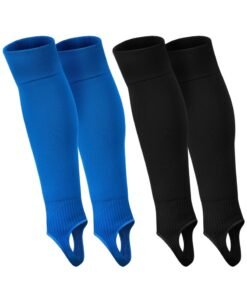 SOLARAE 2 Pair Stirrup Socks, Baseball Softball Stirrup Socks, Soccer Socks Baseball Socks Over The Calf For Men Women (2 Colors)