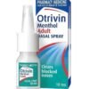 OTRIVIN 1% Menthol Nasal Spray For Adult