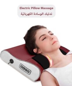 Rock Pow Neck Massager Shoulder Back Massager with Heat 4D Electric Massage Pillow Pad