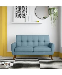 DIVINE FURNITURE Compact 2 Seater Upholstered Sofa