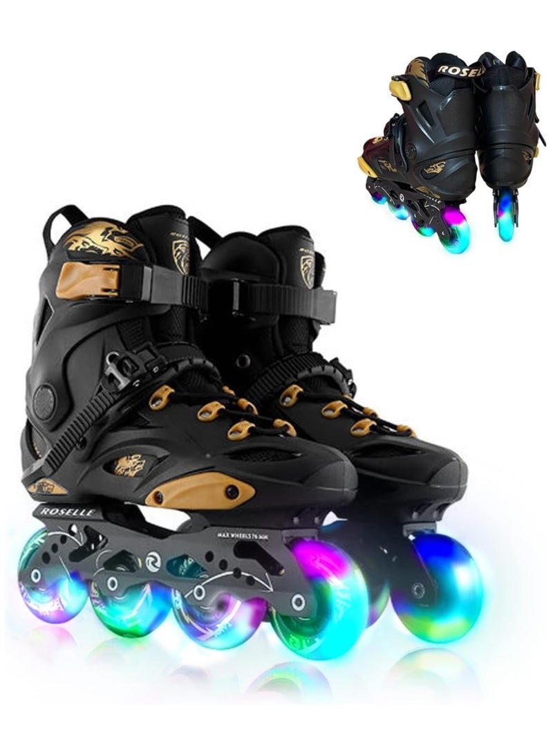 LIMOS Inline Skates for Adults Professional Single Row Roller Blades Speed Skating Shoes