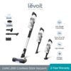 LEVOIT LVAC-200 Cordless Vacuum Cleaner with Anti Hair Wrap, Pet Hair Nozzle, Up to 50 Mins, 4 in 1 Vacuum Cleaner with over 99.9% Filtration Performance 180 W LSV-V201-WUK-V2 White/Black