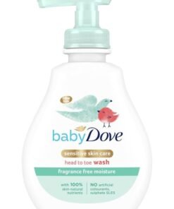 Dove Baby Dove Sensitive Moisture Fragrance-Free Head to Toe Wash 400ml