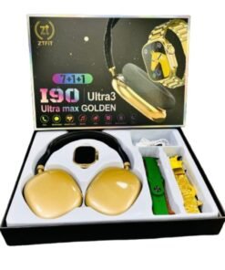 Raxoom Headset with Smart Watch Ultra with 7+1+1 Straps Full Touch Color Screen Bluetooth Calling Health and Sports Smartwatch Multicolor