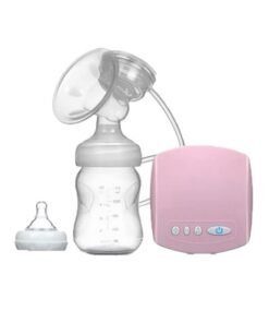 Alternative view of HALAMODO Electric Breast Pump, Hands Free Electric Breastfeeding Breast Pump,  with Milk Bottle, Portable 2 Modes and 9 Levels Suction, USB Rechargeable Anti-Backflow Breast Pumps