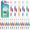 Navona 25 PCS Individually Wrapped Toothbrushes with Toothpaste Bulk, Disposable Toothbrushes Bulk, Bulk Toothpaste, Travel Toothpaste Bulk, Ergonomics Handle, Soft Bristle, Perfect for Travel,Hotel,Donation