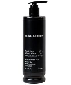 world amenities Blind Barber Hand Soap and Body Wash for Women and Men 135 Fl Oz Body Care Liquid Soap