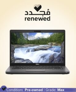 DELL Renewed - Latitude 5400 Laptop With 14-Inch Display,Intel Core i7 Processor/8th Gen/8GB RAM/256GB SSD/Intel UHD Graphics English/Arabic Black