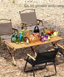 JCB CHIC 2pcs Outdoor Comfort Pro Rocker Camping Chair Portable Folding Chair，Heavy Duty,Oversized Portable Folding Chair  for Beach, Fishing,Trip,Picnic,Lawn,Concert Outdoor Foldable Camp Chairs - Image 3