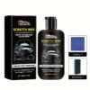 Homonth Car Scratch Repair Paste Scratch Repair Wax for Car, Car Scratch Remover Paste Polishing Wax Professional Car Scratch Remover Kit with Wipe & Sponge for Deep Scratches 120ML