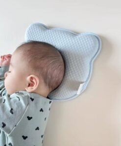 YOMA 2 in 1 Comfortable Portable Breathable Lightweight Flat Head Nursing Pillow For Baby-Blue