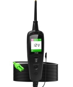 JDiag P100 Automotive Circuit Tester 12V 24V Power Circuit Probe Tester Car Electrical Test Tool Kit AC DC Digital Voltage Tester Auto Diagnostic Kit 10M