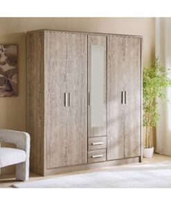 Home Box Curvy Nxt 5-Door Wardrobe with 2 Drawers