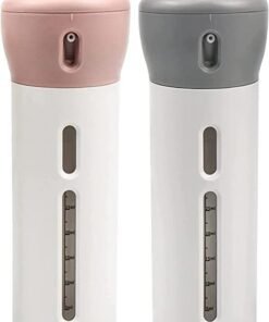 K.B.SALES K.B. SALES 4 in 1 Travel Dispenser Set - Leak Proof Travel Containers for Toiletries, Refillable Multicolor Set