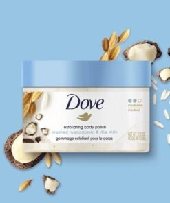 Dove Exfoliating Body Scrub With Crushed Macadamia And Rice Milk Scent 225 ml
