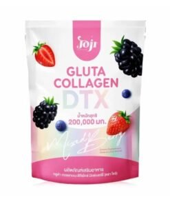 Joji Gluta Collagen DTX 200000mg Mixed Berry | Detox & Skin Support Drink with Glutathione, Collagen & 8 Superfruit Extracts
