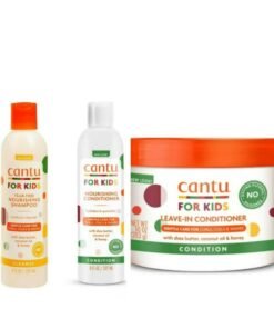 Cantu Care For Kids Nourishing Shampoo And Conditioner And Leave-In Conditioner 3 Pcs