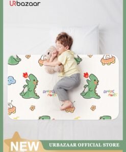 URbazaar Potty Training Pee Pads for Kids, Toddlers - 100% Waterproof, Non Slip Bed Wetting Pad for Full Size Beds - Washable, Reusable Mattress & Sheet Protector