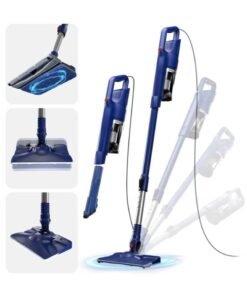 M.A&F's Trio Sweep 3 in 1 Wet and Dry Vacuum Cleaner for Home with 800ml Water Tank & Mop | Corded 20KPa Strong Suction Detachable Handheld Vacuum Cleaner for Home Use | Floor Mopping & Wet Spills + Dry Vacuuming Midnight Blue