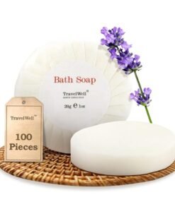 Travelwell Bar Soap Bulk  100 Pack 10 oz Travel Size Soap Bars  Individually Wrapped For Hotels and Motels  Great for Vacation Rental and Airbnb Toiletries or Hygiene Kits Supplies