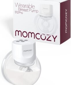 Momcozy Wearable, Hands-Free, Single S12 Pro Breast Pump With Comfortable Double-Sealed 24 MM And 3 Modes And 9 Levels