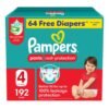 Pampers Rash And Leakage Protection Size 4, 9-14 kg Pant Diapers With Aloe Vera Lotion Super Saver Box - 192 Count