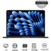 Apple New 2024 MacBook Air MC8K4 13-inch Display, Apple M3 Chip 8-Core CPU 8-Core GPU Processor/16GB RAM/256GB SSD/ English/Arabic Midnight