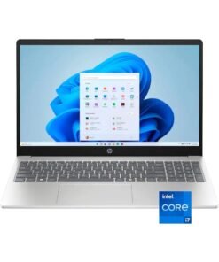 HP 15-FD0127DX Laptop -  15.6" Full HD Touch-Screen Laptop, Intel 13th Gen Core i7- 1355U, 16GB Memory,  512GB SSD, Intel Iris Xe Graphics, Window 11 Home English Natural Silver
