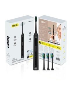 BSON Electric Toothbrush for Adults - 9X Better Whitening, 30-Day Battery, 40,000 SPM, IPX7 Waterproof, Multiple Cleaning Modes, Deep Plaque Removal, USB Rechargeable