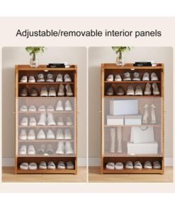 Alternative view of NKX Large Capacity Entryway Storage Dustproof Shoe Cabinet