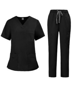 Magic Park Medical Scrubs Set 2025 Scrub Suit Set for Women and Men Medical Scrubs Top Pants