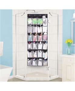 FASHION HOME 24 Large Pockets Over The Door Shoe Organizer Hanging Shoe Rack Behind Closet Holder Hanger