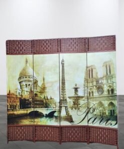 keke 4-Panel Room Divider Screen for Privacy Partition