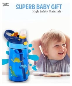 Alternative view of S2C Water Bottle for Kids With Straw & Handle - 16 oz BPA Free Kids Water Bottles, Spill Proof Cups for kids, Easy-Clean, Water Bottle With Straw,Kids Water Bottle For School,toddler water bottle