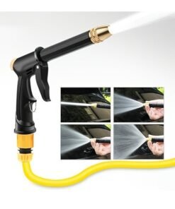 HY 1 Piece Powerful Pressure Car Wash Water Gun (Tube Not Included) With Multifunctional Garden Shower And Nozzle For Effective Cleaning
