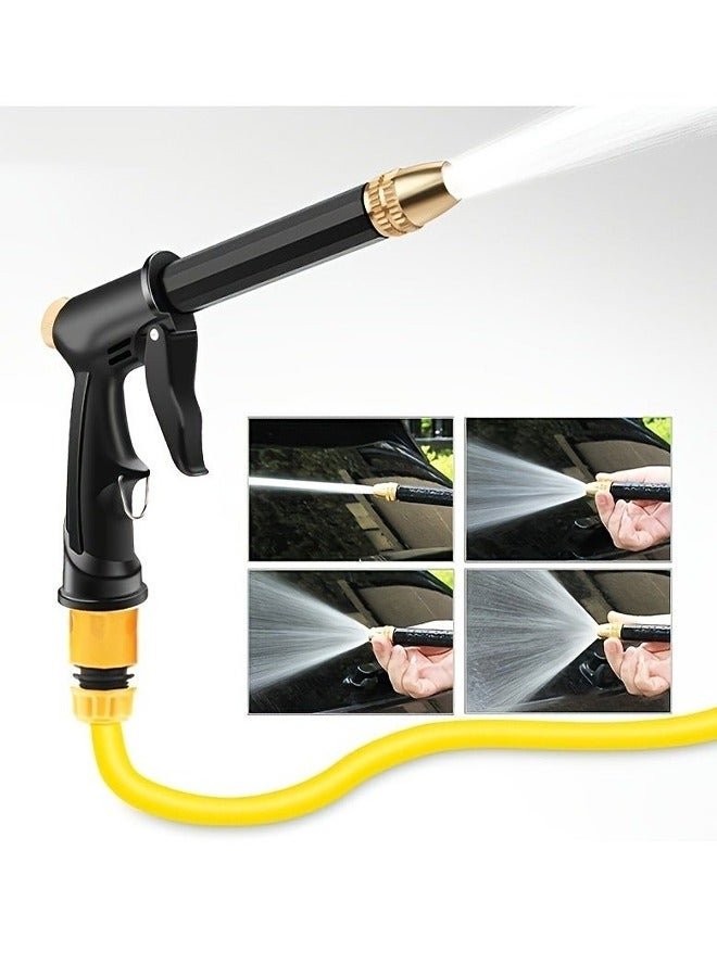 HY 1 Piece Powerful Pressure Car Wash Water Gun (Tube Not Included) With Multifunctional Garden Shower And Nozzle For Effective Cleaning