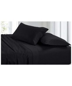 HOTEL COLLECTION DARK GREY Single Flat Sheet with Single Pillow Case 160x240 cm