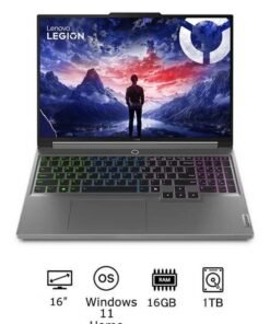 Lenovo (Upgraded Version) Legion 5 Laptop With 16-Inch Display, Core i7-14650HX Processor/16GB RAM/1TB SSD/8GB Nvidia Geforce RTX 4060 Graphics Card/Windows 11 / Luna English/Arabic Luna Grey (Upgraded Version)