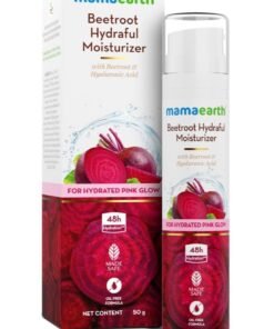 Mamaearth Beetroot Hydraful Moisturizer Lotion With Beetroot and Hyaluronic Acid For Hydrated Pink Glow 50 Ml 48 Hr Hydration Oil Free Formula Light weigh tand  Non Greasy Instantly Absorbs