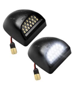 HOMESTAR LED License Plate Light Assembly, Tag Light Fits Chevy Silverado 1500 2500 3500 1999-2013, Tahoe, Suburban, Fits GMC Sierra, Yukon XL, Fits Cadillac Escalade, Car Accessories, White(6000K)