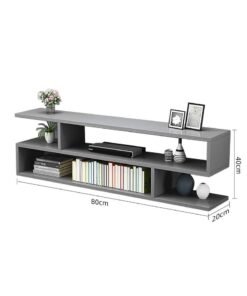 XiuWoo 3-Tiers Personalized TV Table TV Rack Cabinet Modern Media Storage Stand Console Coffee Table Home Office Storage Rack Side End Table for Living Room Bedroom Office - Image 3