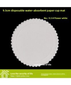 Paper Pad 7 Embossed Cm Ashtray 10 Absorbent Paper Round In Stock Pure White Hotel Supplies Disposable Coasters.