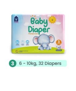Life Baby Diaper Size 3, Medium, 6-10Kg,  32 Counts