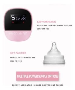 Kidle Portable Rechargeable Electric Breast Pump With 3 Pumping And 9 Suction Levels - Image 3